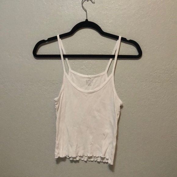 John Galt white lettuce edge tank - Picture 2 of 3